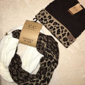 Scarf and hat bundle